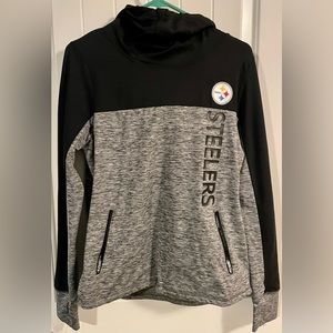 Women’s Pittsburgh Steelers Cowl Neck Hoodie Medium